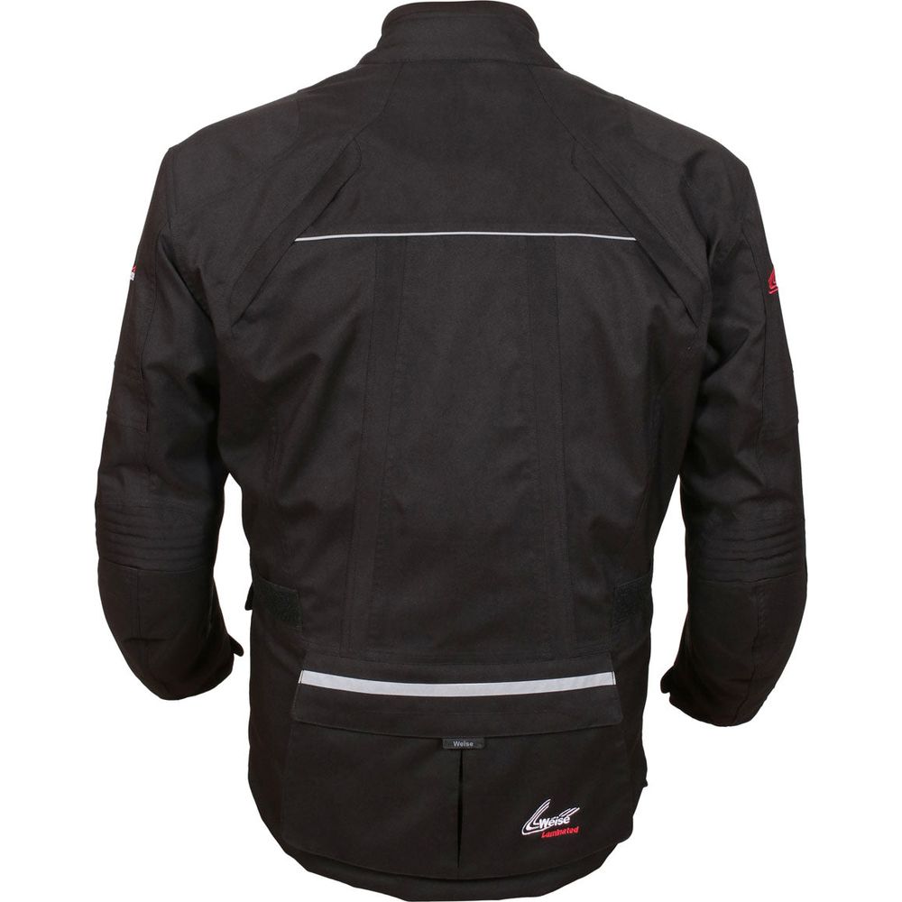 Weise Outlast Frontier Textile Jacket Black FREE 1 YEAR Returns, FREE UK Delivery | ThrottleChimp