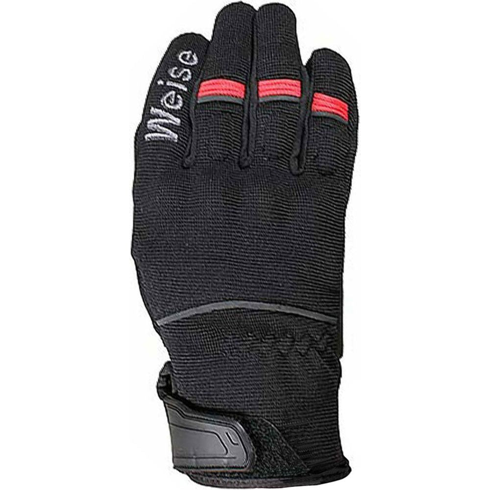 Weise Pit Textile Gloves Black / Red FREE 1 YEAR Returns, FREE UK Delivery | ThrottleChimp