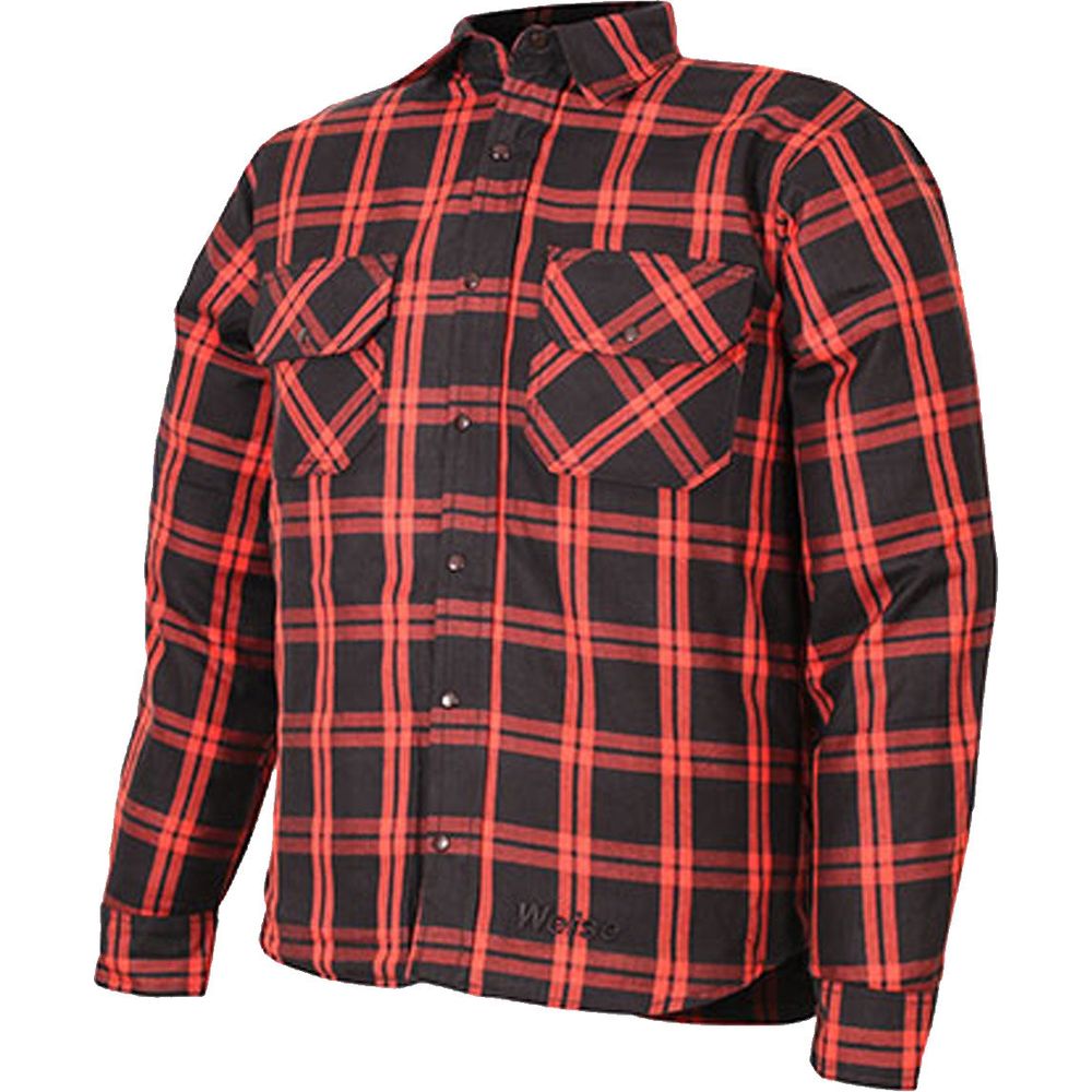 Weise Redwood Shirt Black / Red (Image 2) - ThrottleChimp