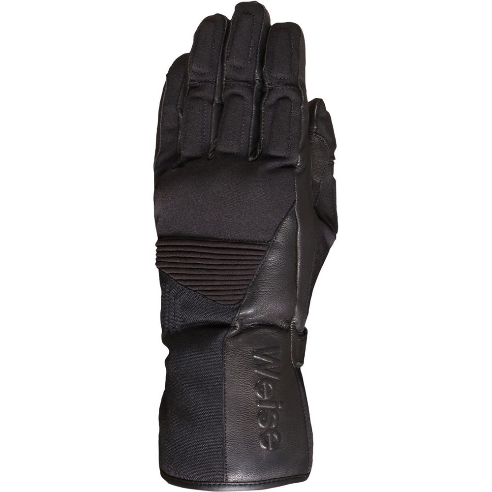 Weise Rider Leather Gloves Black FREE 1 YEAR Returns, FREE UK Delivery | ThrottleChimp