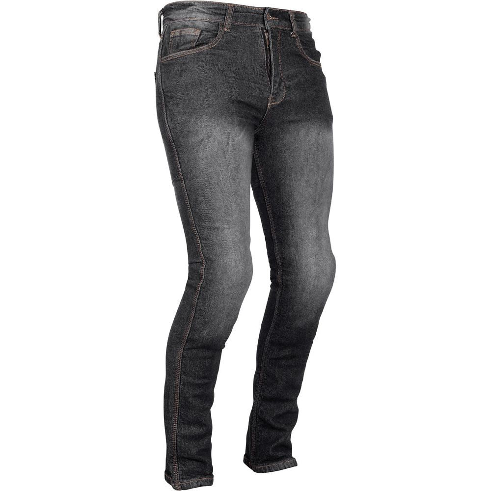 Weise Ridge Denim Jeans Black (Image 2) - ThrottleChimp