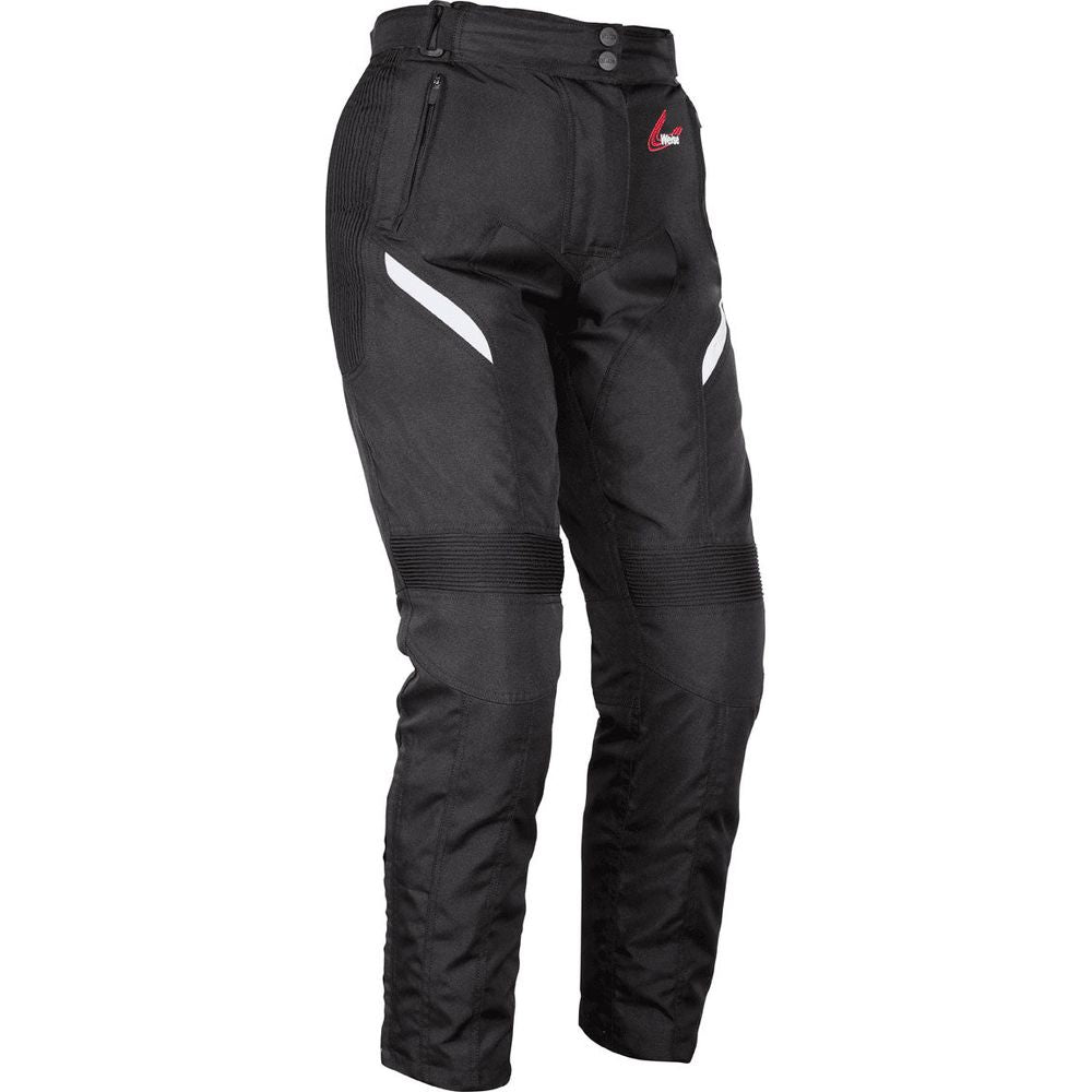 Weise Rio Ladies Textile Trouser Black (Image 2) - ThrottleChimp