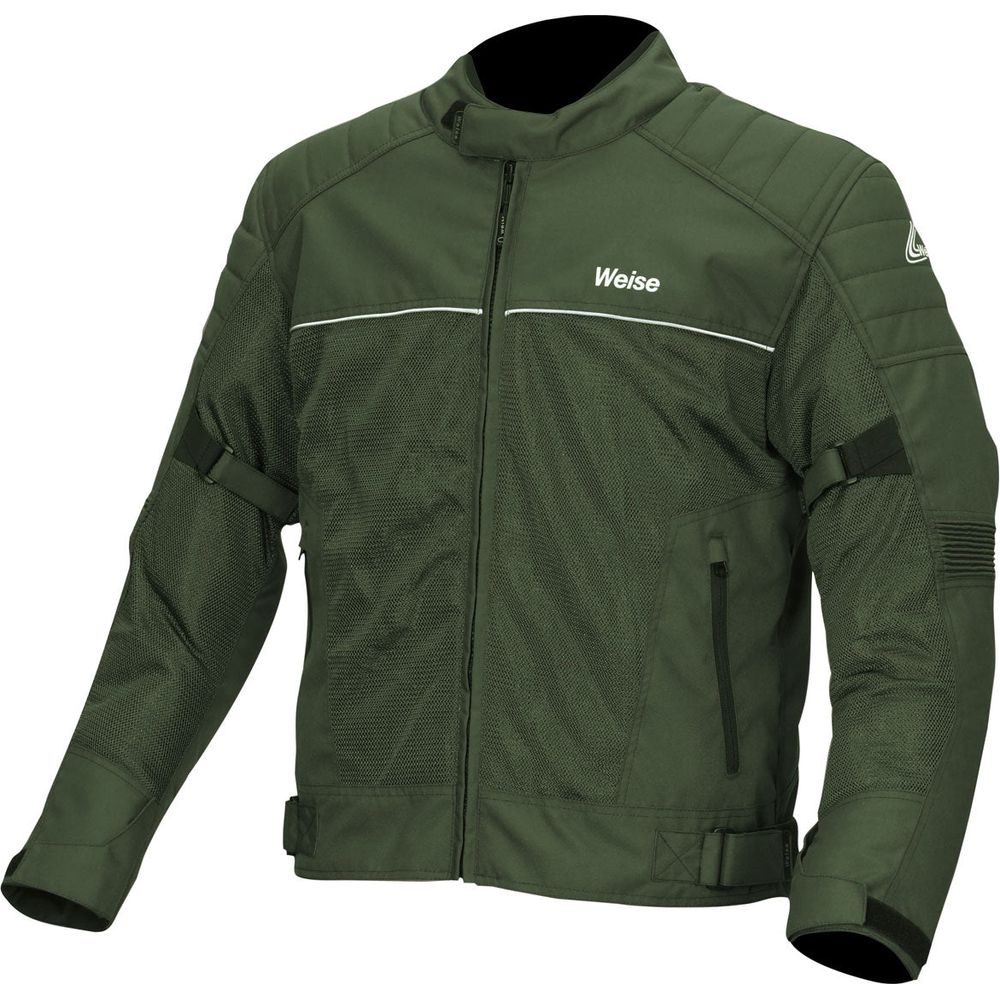 Weise Scout Textile Jacket Olive (Image 2) - ThrottleChimp