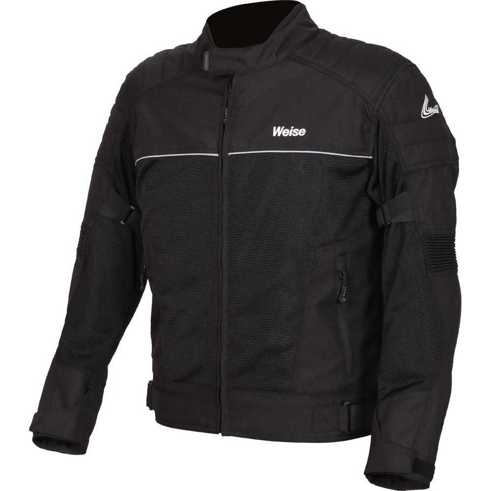 Weise Scout Textile Jacket Black - ThrottleChimp