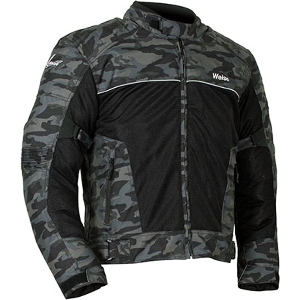 Weise Scout Textile Jacket Camo FREE 1 YEAR Returns, FREE UK Delivery | ThrottleChimp