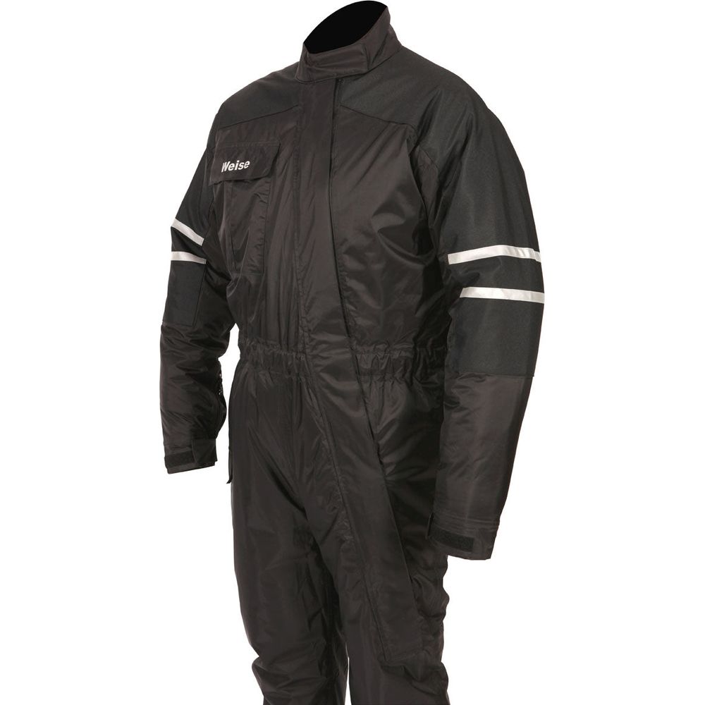 Weise Siberian One Piece Rain Oversuit Black - ThrottleChimp