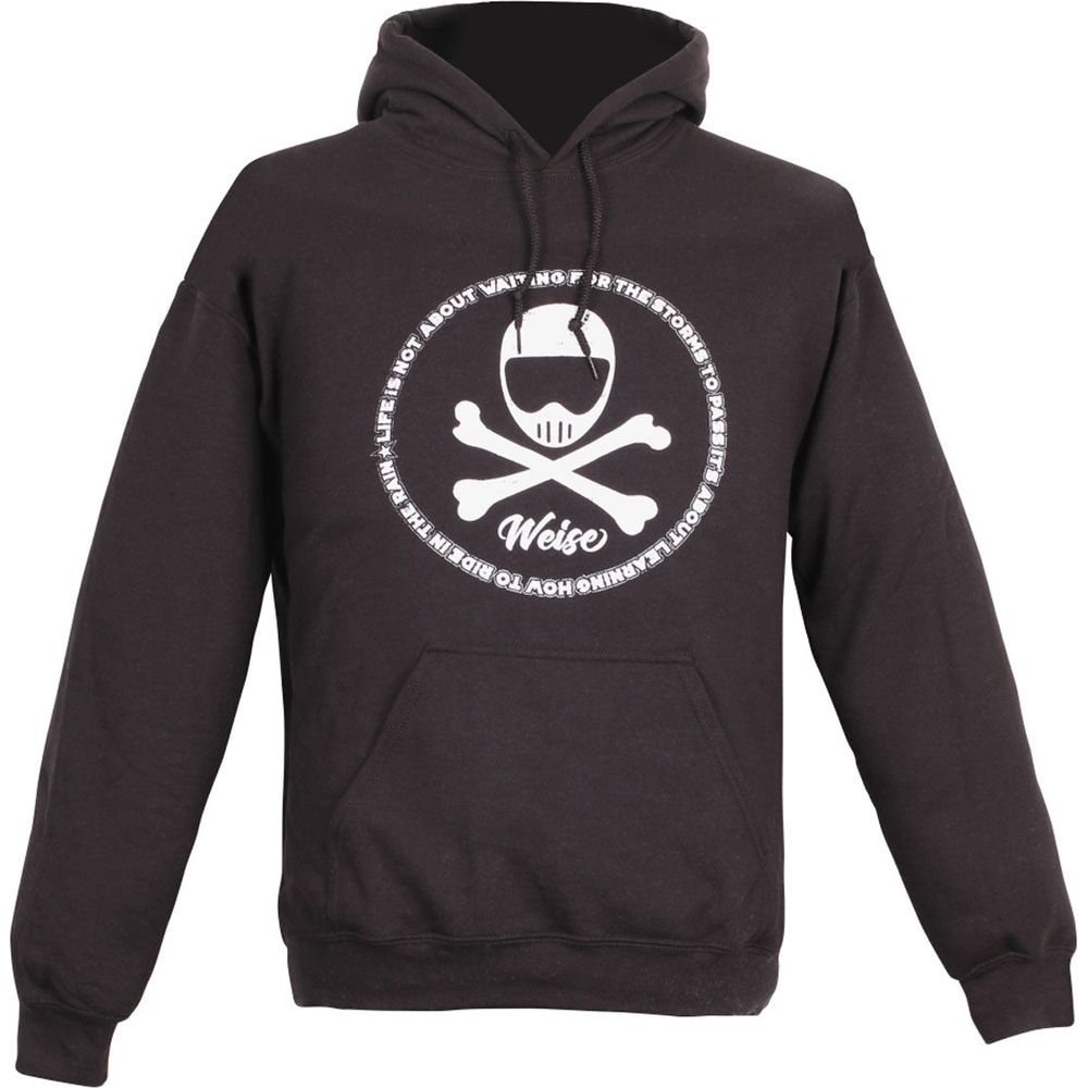 Weise Skull Casual Hoodie Black FREE 1 YEAR Returns, FREE UK Delivery | ThrottleChimp