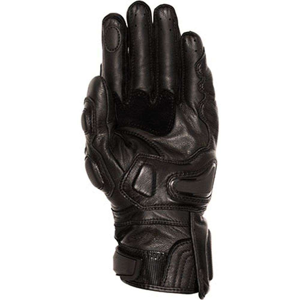 Weise Sprint Leather Gloves Black (Image 2) - ThrottleChimp