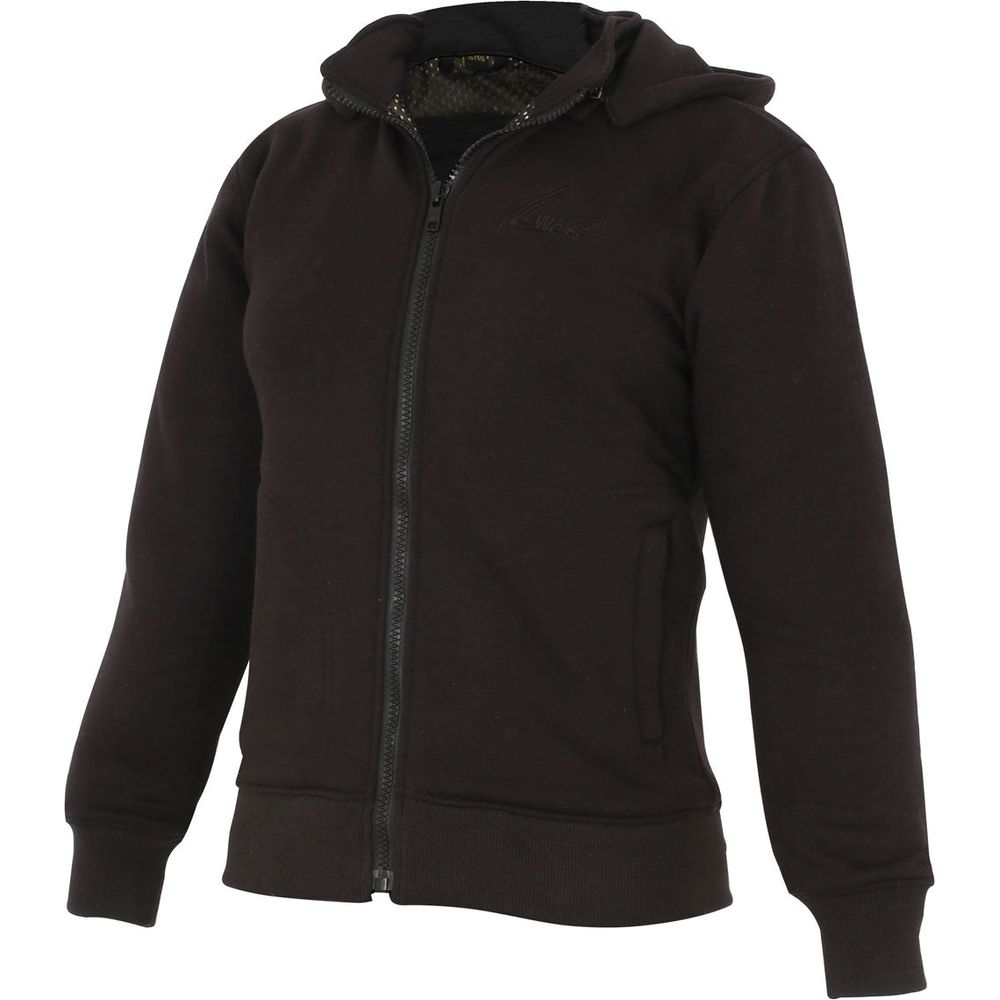 Weise Stealth Ladies Textile Hoodie Black (Image 2) - ThrottleChimp