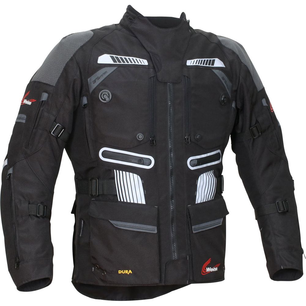 Weise Summit Textile Jacket Black (Image 3) - ThrottleChimp