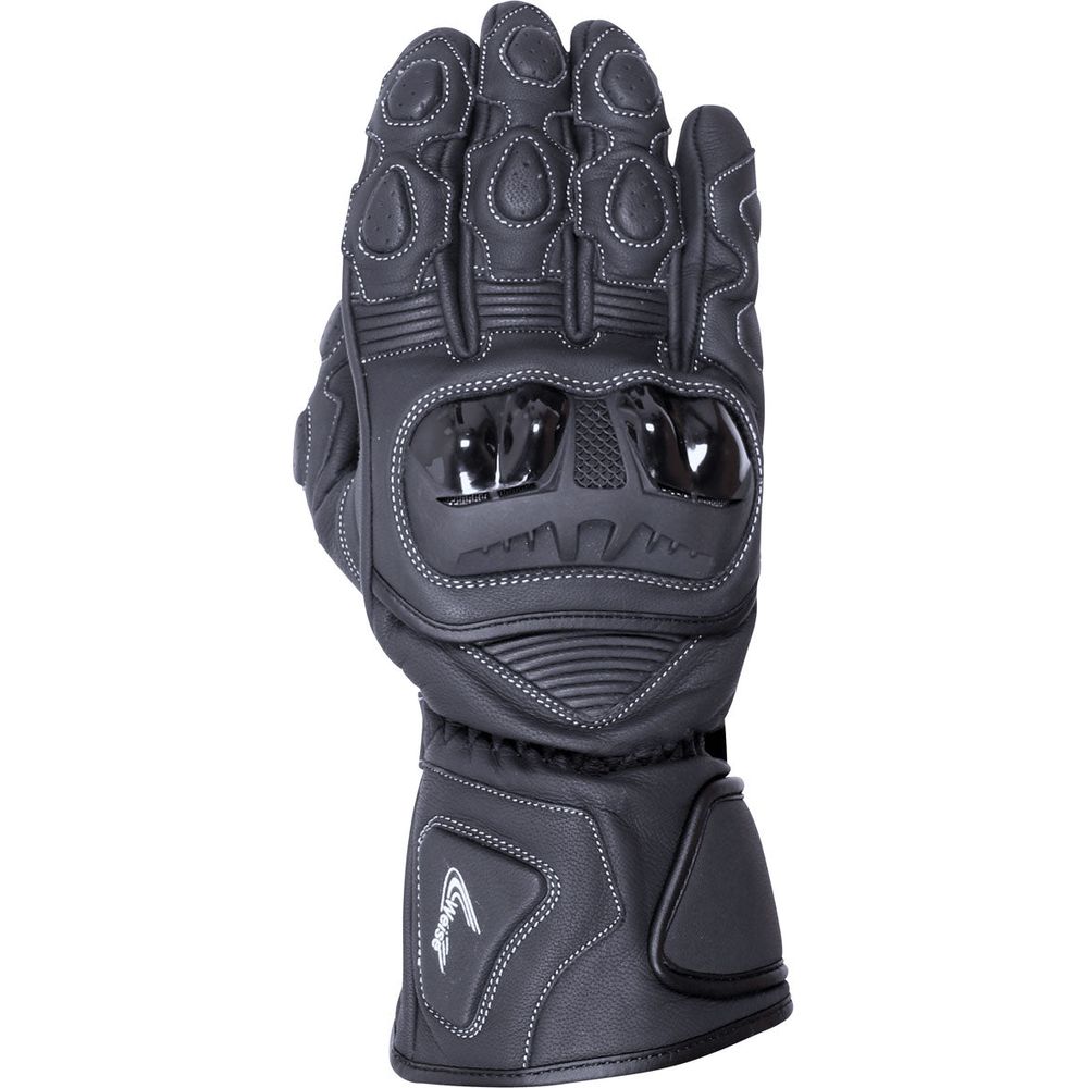 Weise Torque Leather Gloves Black FREE 1 YEAR Returns, FREE UK Delivery | ThrottleChimp