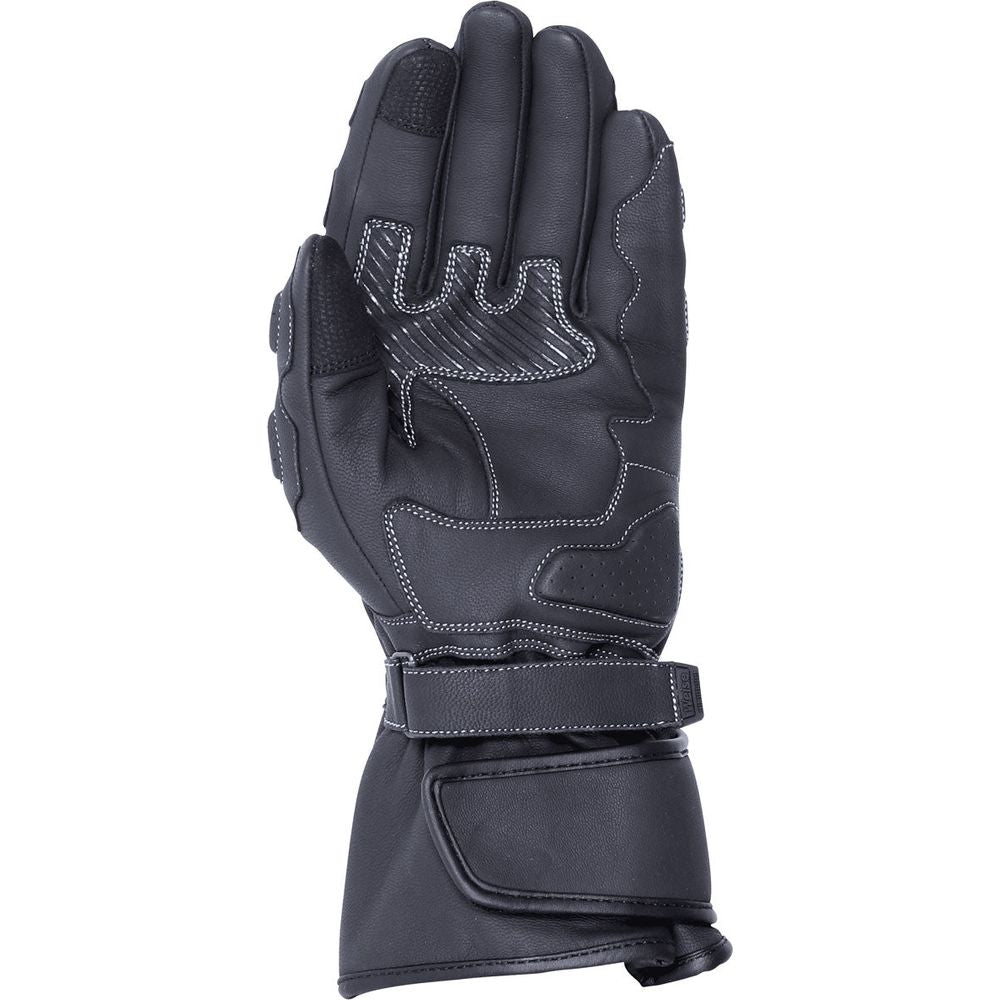 Weise Torque Leather Gloves Black (Image 2) - ThrottleChimp