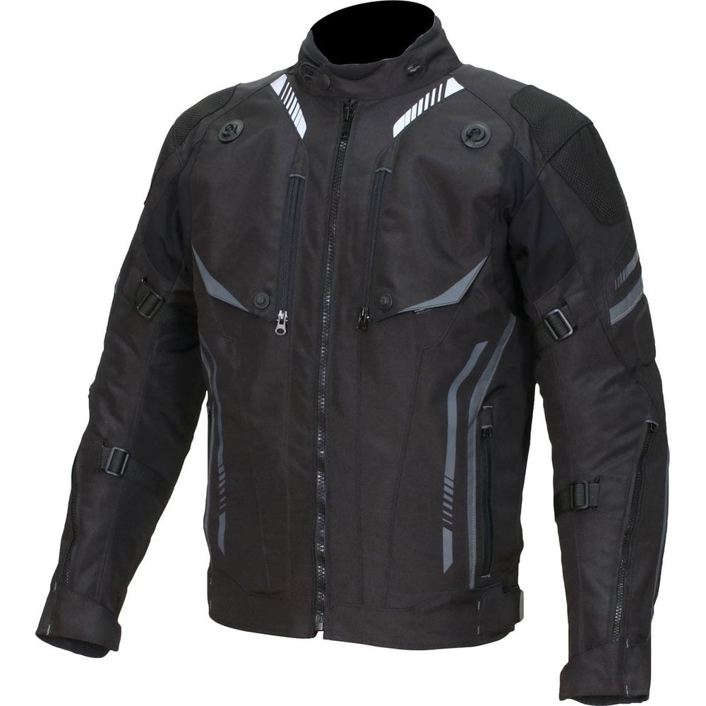 Weise Vertex Textile Jacket Black - ThrottleChimp