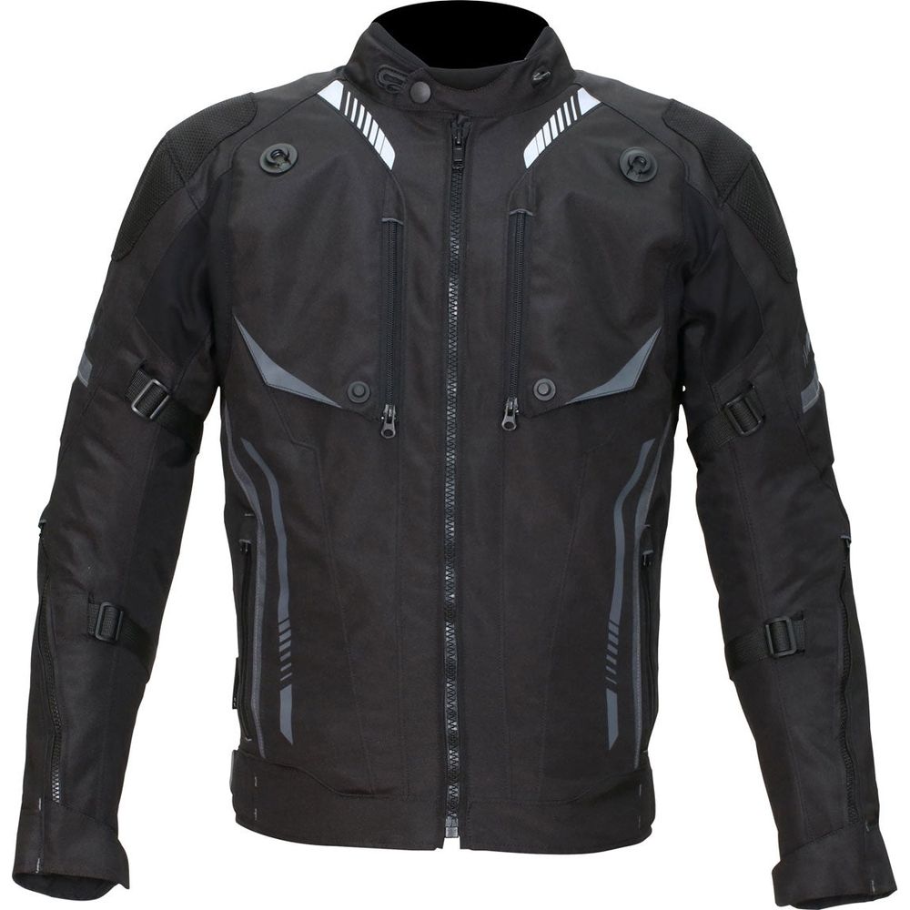 Weise Vertex Textile Jacket Black (Image 3) - ThrottleChimp