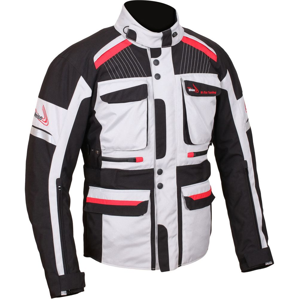 Weise W-Tex Touring Textile Jacket Stone (Image 2) - ThrottleChimp