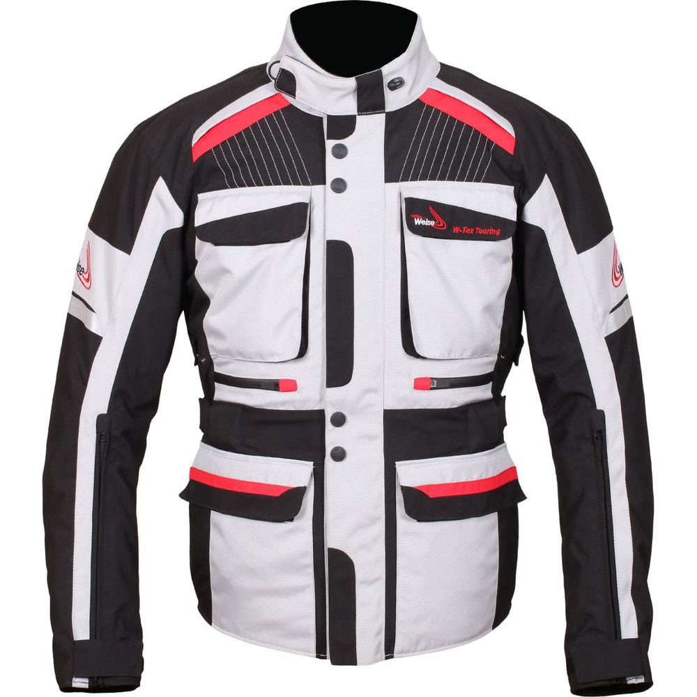 Weise W-Tex Touring Textile Jacket Stone FREE 1 YEAR Returns, FREE UK Delivery | ThrottleChimp