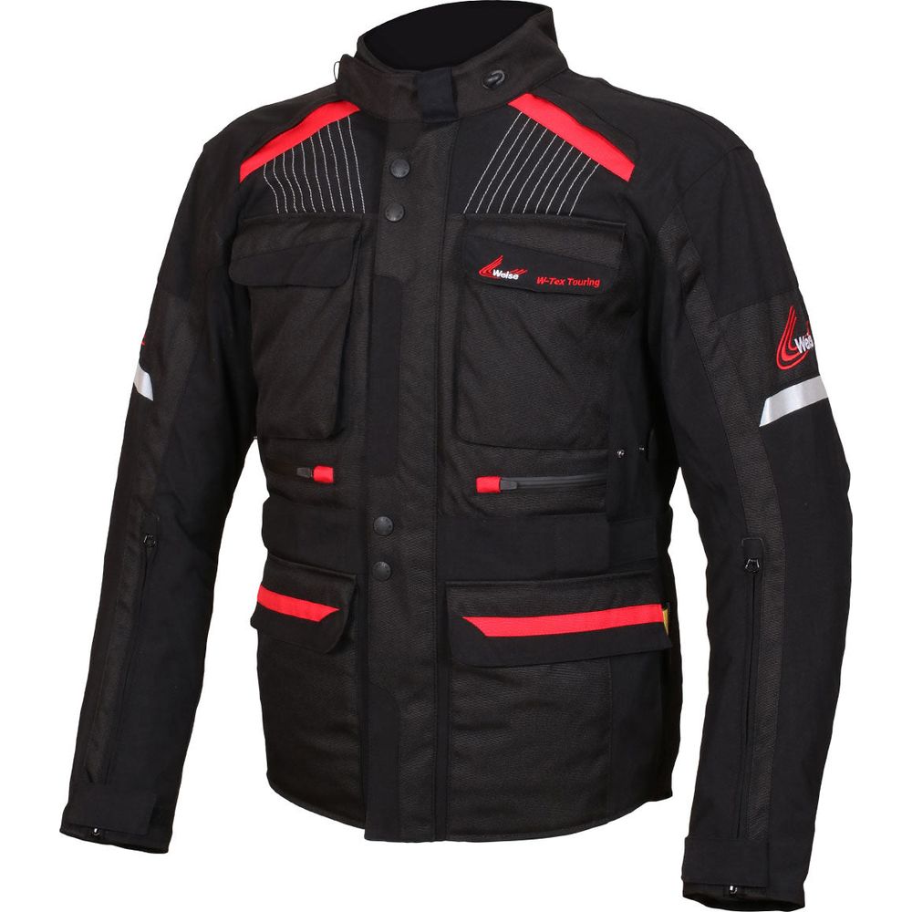 Weise W-Tex Touring Textile Jacket Black FREE 1 YEAR Returns, FREE UK Delivery | ThrottleChimp