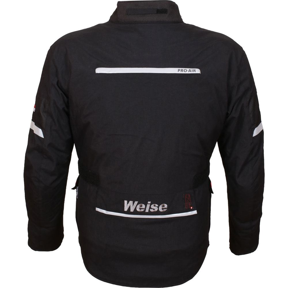 Weise W-Tex Touring Textile Jacket Black (Image 4) - ThrottleChimp