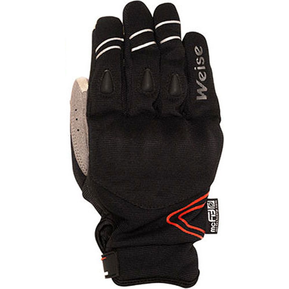 Weise Wave 2.0 Textile Gloves Black FREE 1 YEAR Returns, FREE UK Delivery | ThrottleChimp