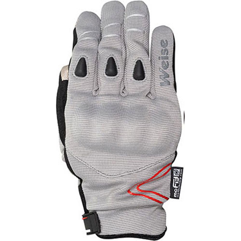 Weise Wave 2.0 Textile Gloves Grey - ThrottleChimp