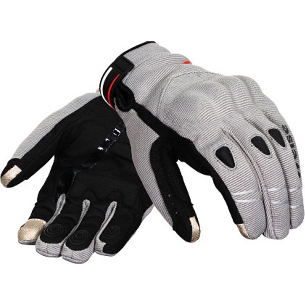 Weise Wave 2.0 Textile Gloves Grey (Image 3) - ThrottleChimp