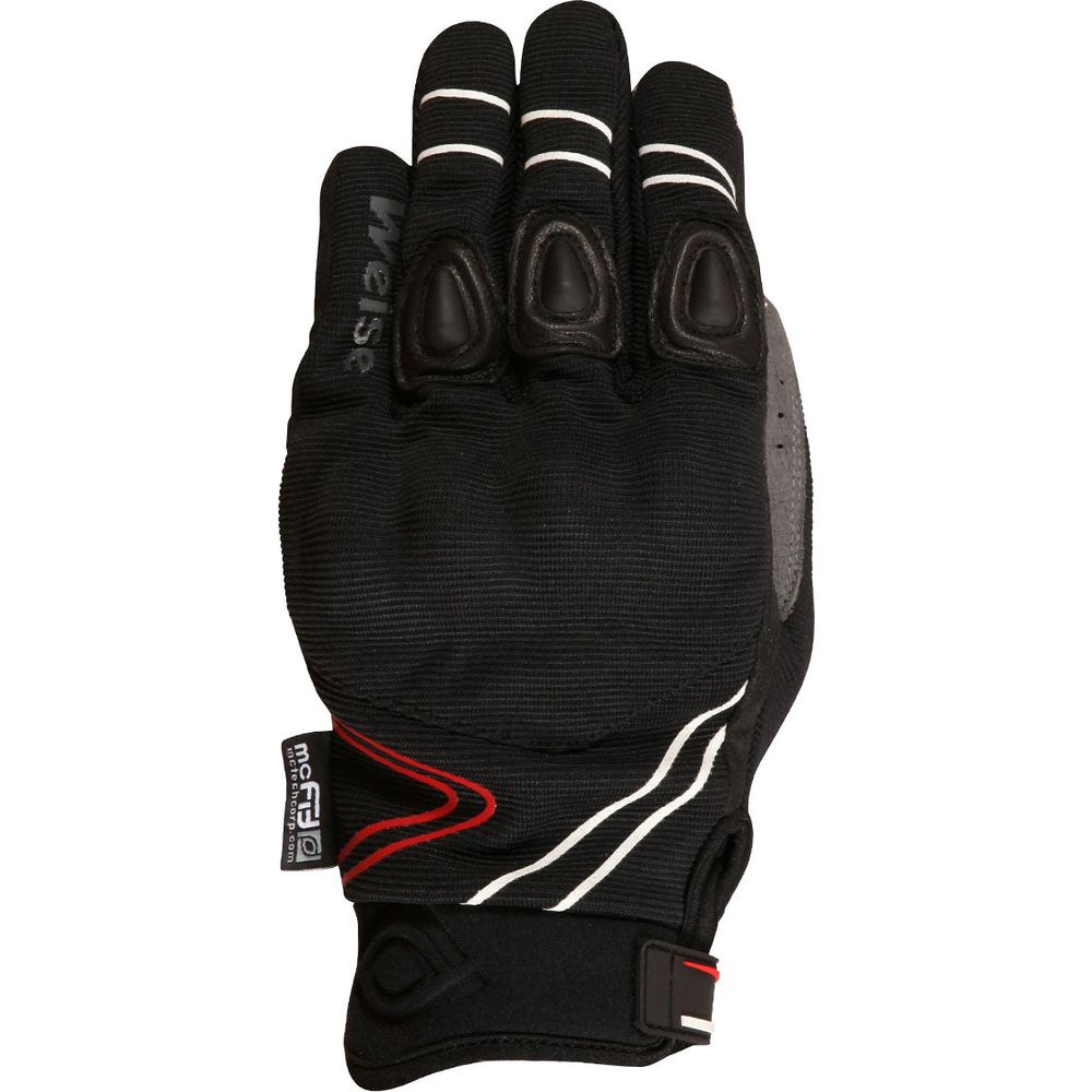 Weise Wave Textile Gloves Black FREE 1 YEAR Returns, FREE UK Delivery | ThrottleChimp