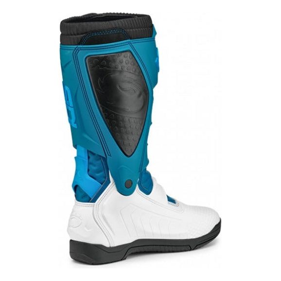 Sidi X-Power SC LEI Ladies CE Boots White / Petrol (Image 2) - ThrottleChimp