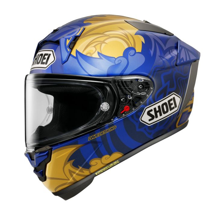 Shoei X-SPR Pro Marquez Thai TC2 Full Face Helmet Blue - ThrottleChimp