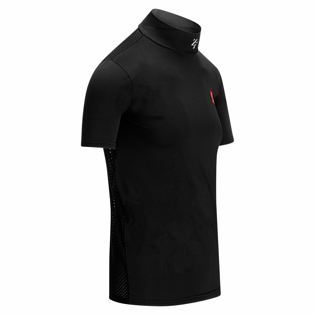 ZeroFit IceSkin Short Sleeves Base Layer T-Shirt Black FREE 1 YEAR Returns, FREE UK Delivery | ThrottleChimp