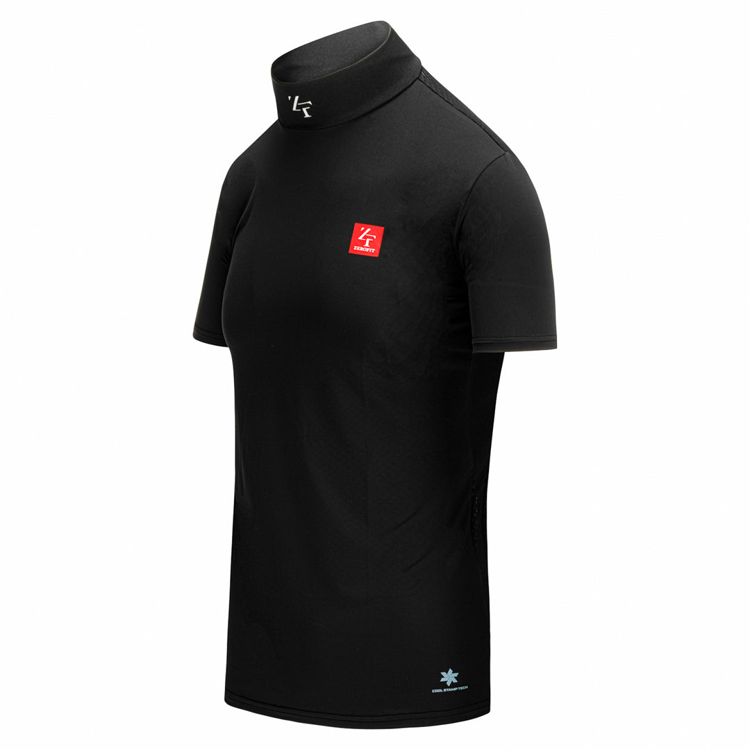 ZeroFit IceSkin Short Sleeves Base Layer T-Shirt Black FREE 1 YEAR Returns, FREE UK Delivery | ThrottleChimp