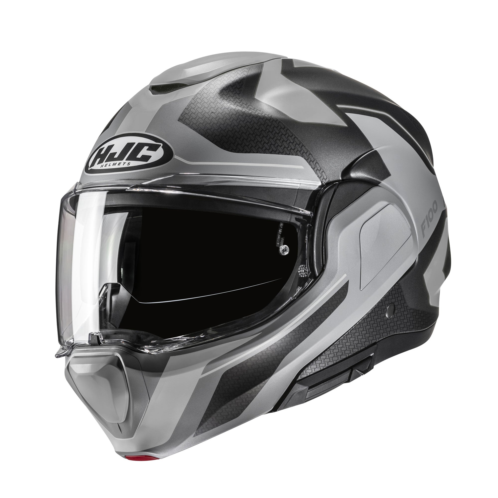 HJC F100 Bios Flip-Up Helmet MC5SF Black FREE 1 YEAR Returns, FREE UK Delivery | ThrottleChimp