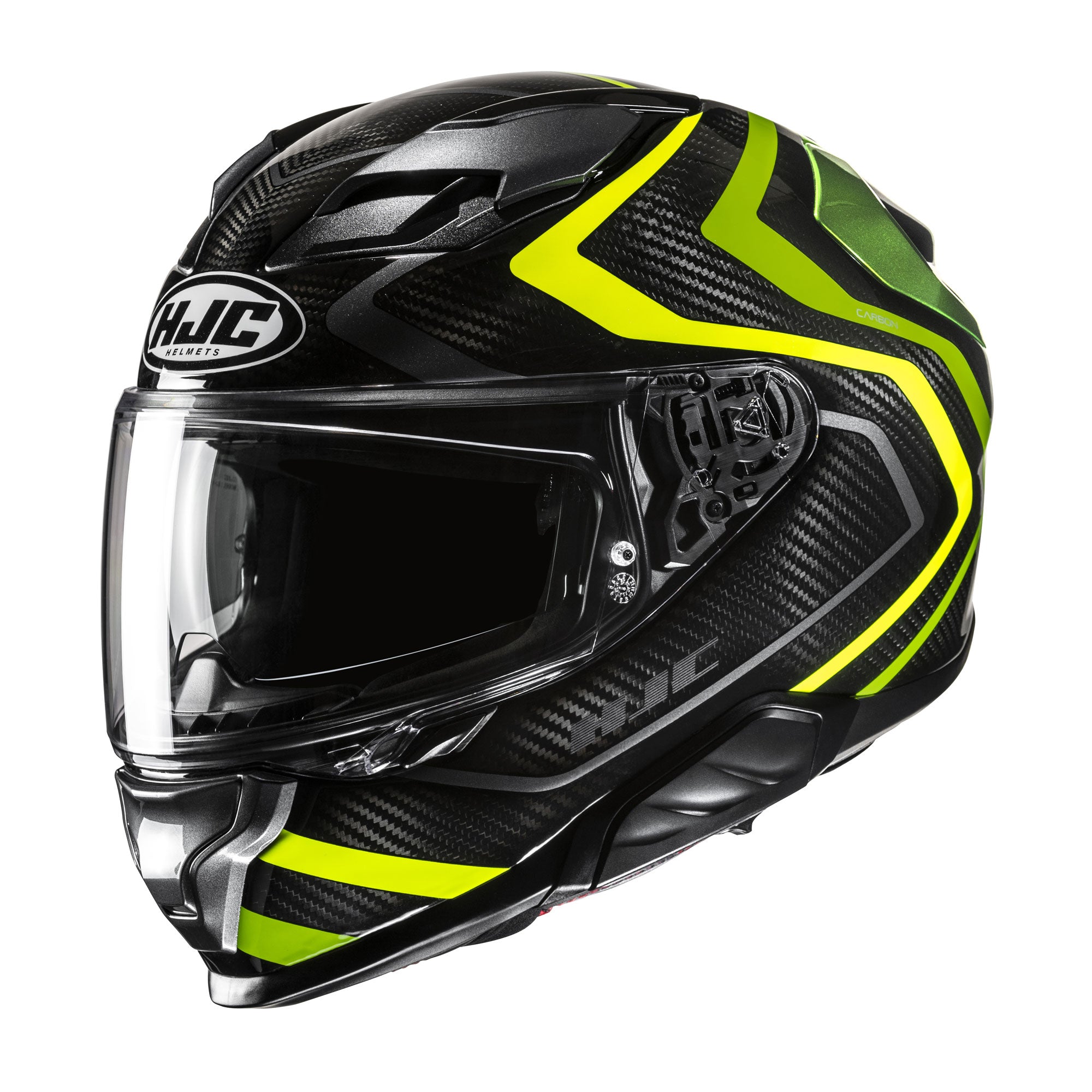 HJC F71 Carbon Nevio Full Face Helmet MC3H Yellow