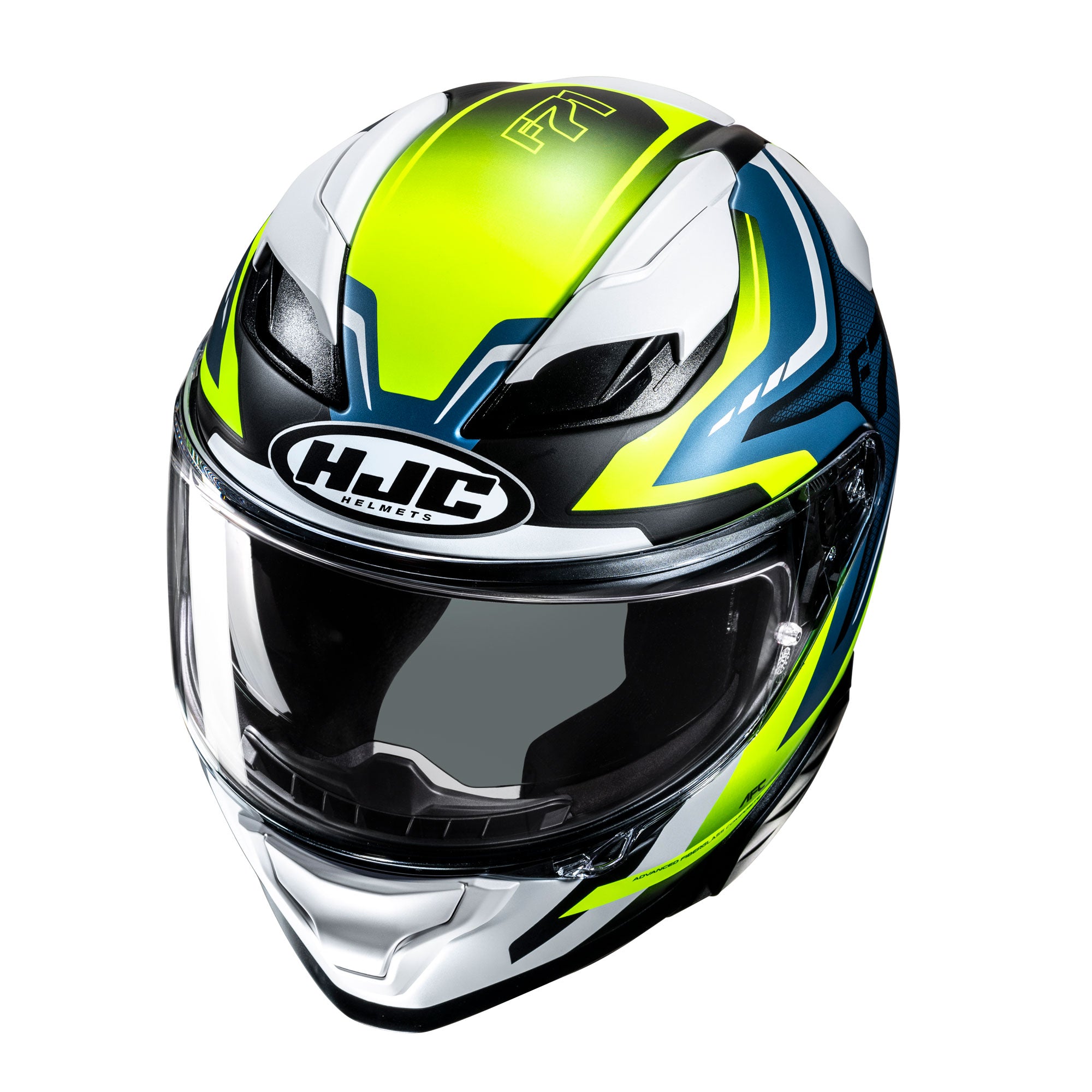 HJC F71 Fes Full Face Helmet MC3HSF Yellow FREE 1 YEAR Returns, FREE UK Delivery | ThrottleChimp