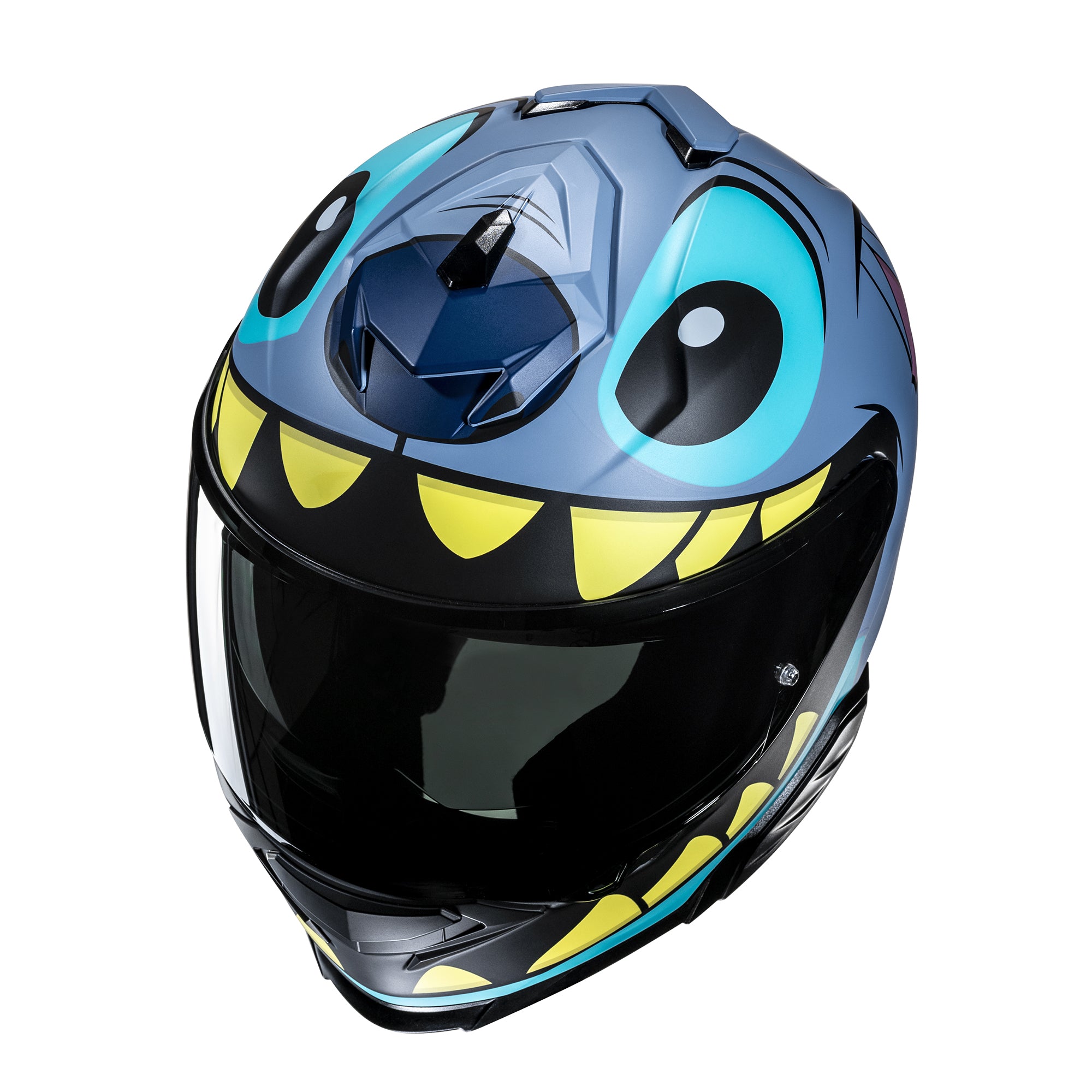 HJC i71 Stitch Disney Full Face Helmet MC2SF Blue FREE 1 YEAR Returns, FREE UK Delivery | ThrottleChimp