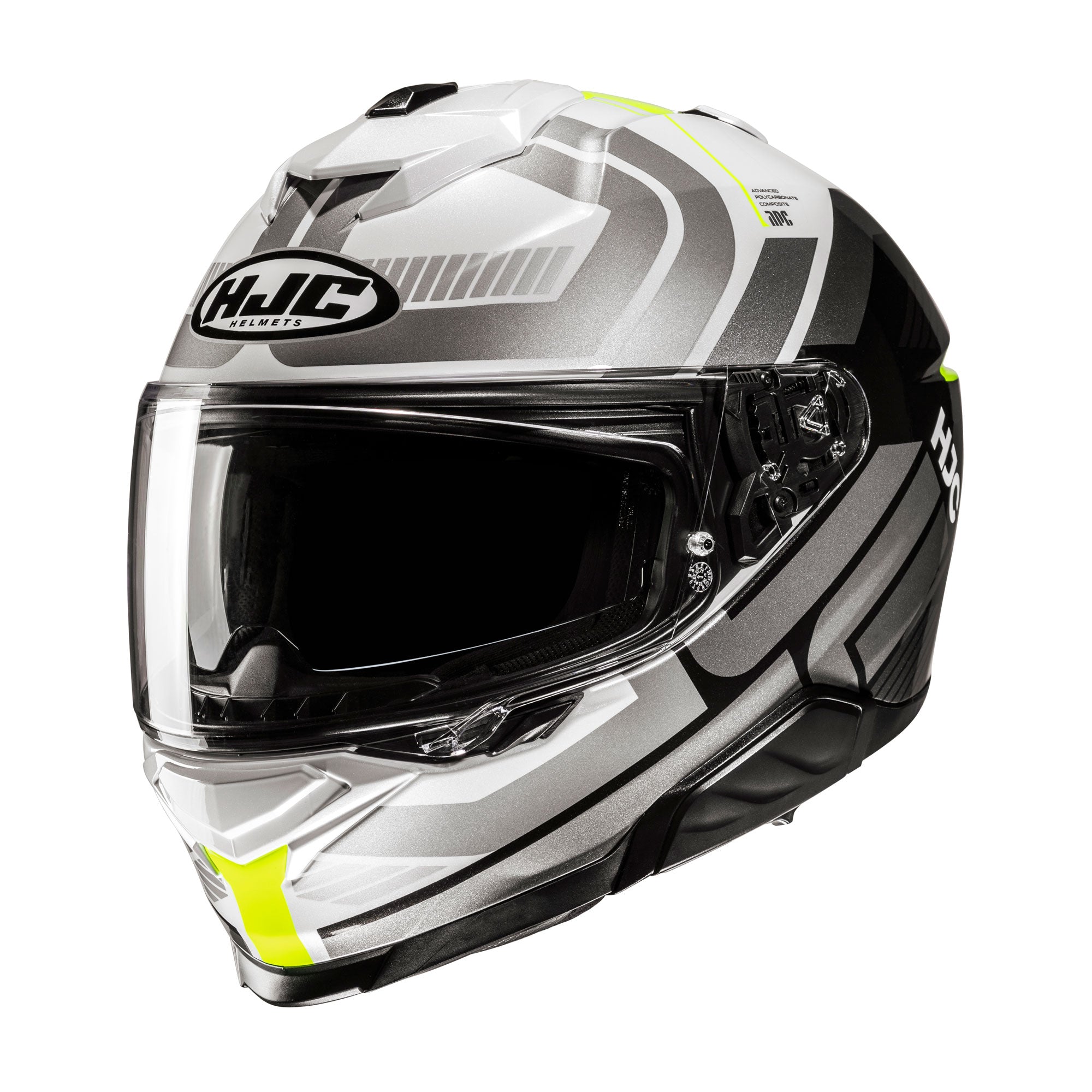 HJC i71 Viz Full Face Helmet MC3H Fluo Yellow FREE 1 YEAR Returns, FREE UK Delivery | ThrottleChimp