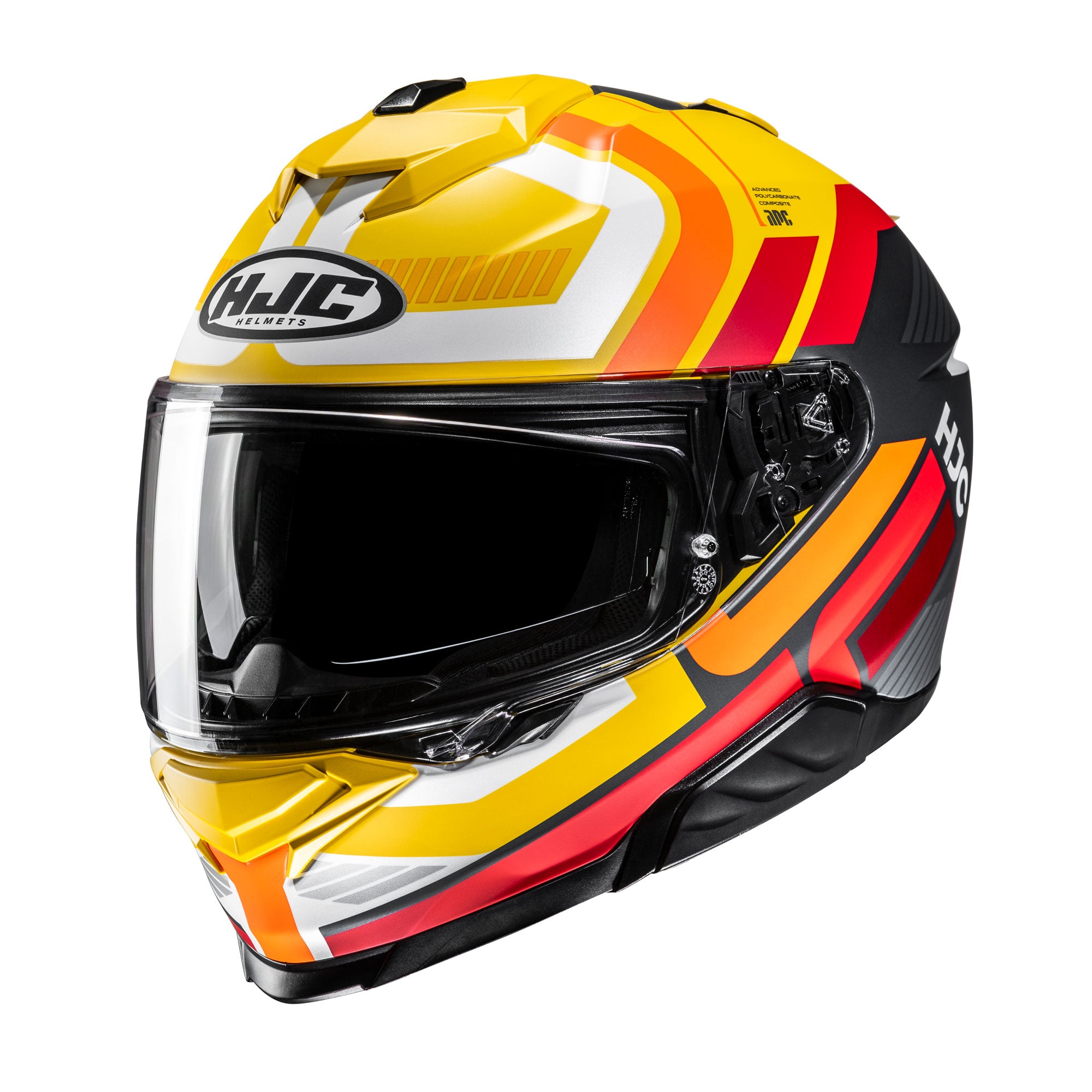 HJC i71 Viz Full Face Helmet MC3SF Yellow FREE 1 YEAR Returns, FREE UK Delivery | ThrottleChimp