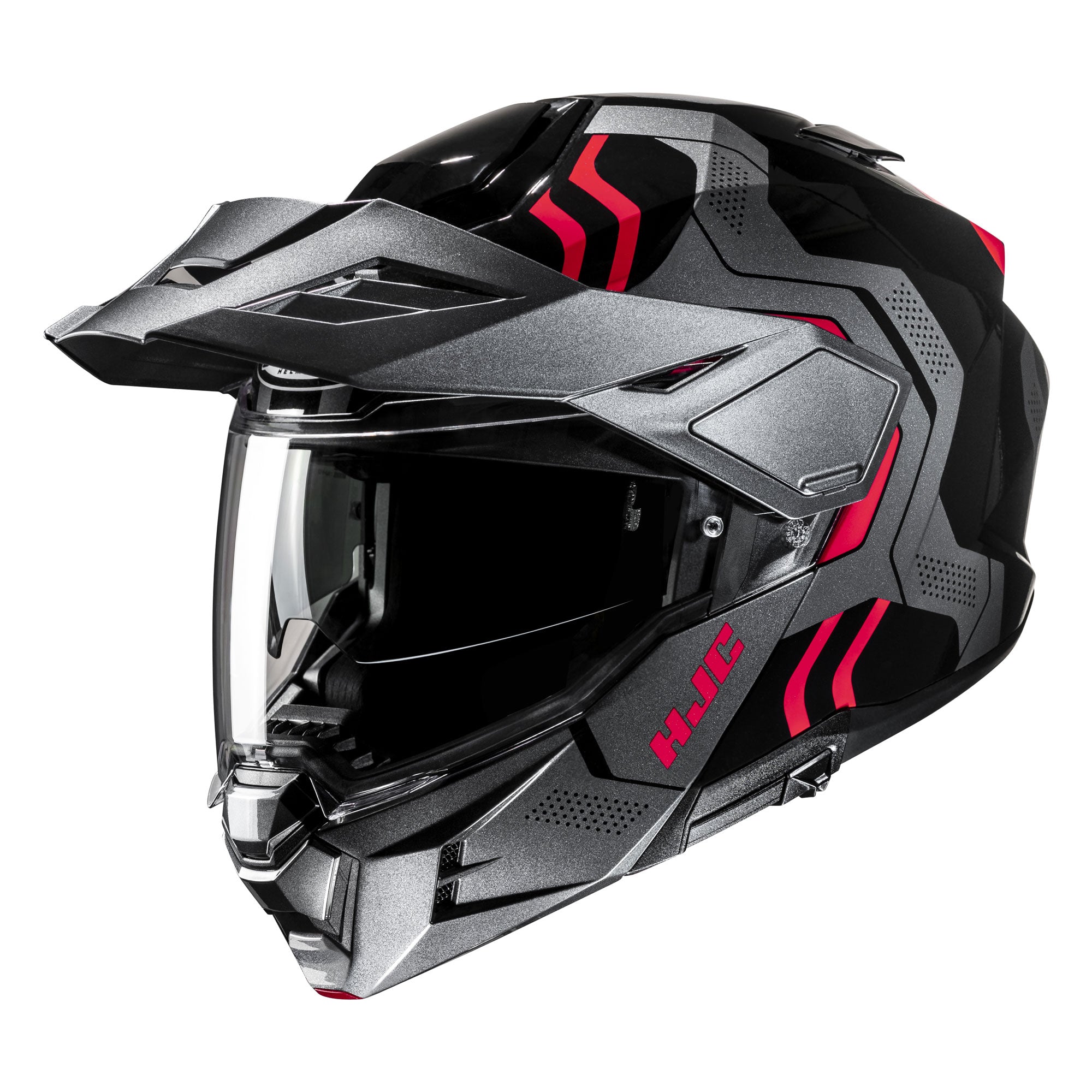 HJC i80 Velly Adventure Helmet MC1 Red FREE 1 YEAR Returns, FREE UK Delivery | ThrottleChimp