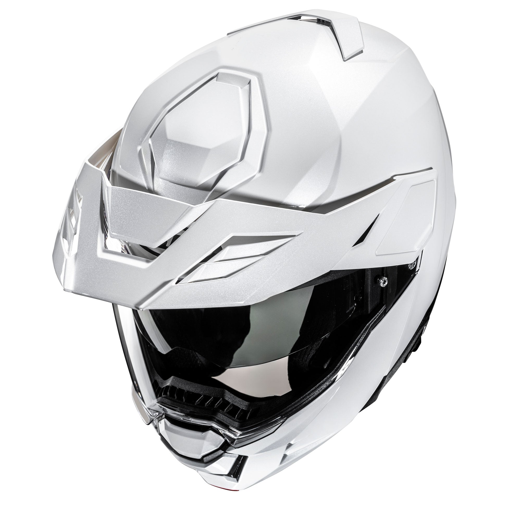 HJC i80 Adventure Helmet Pearl White FREE 1 YEAR Returns, FREE UK Delivery | ThrottleChimp