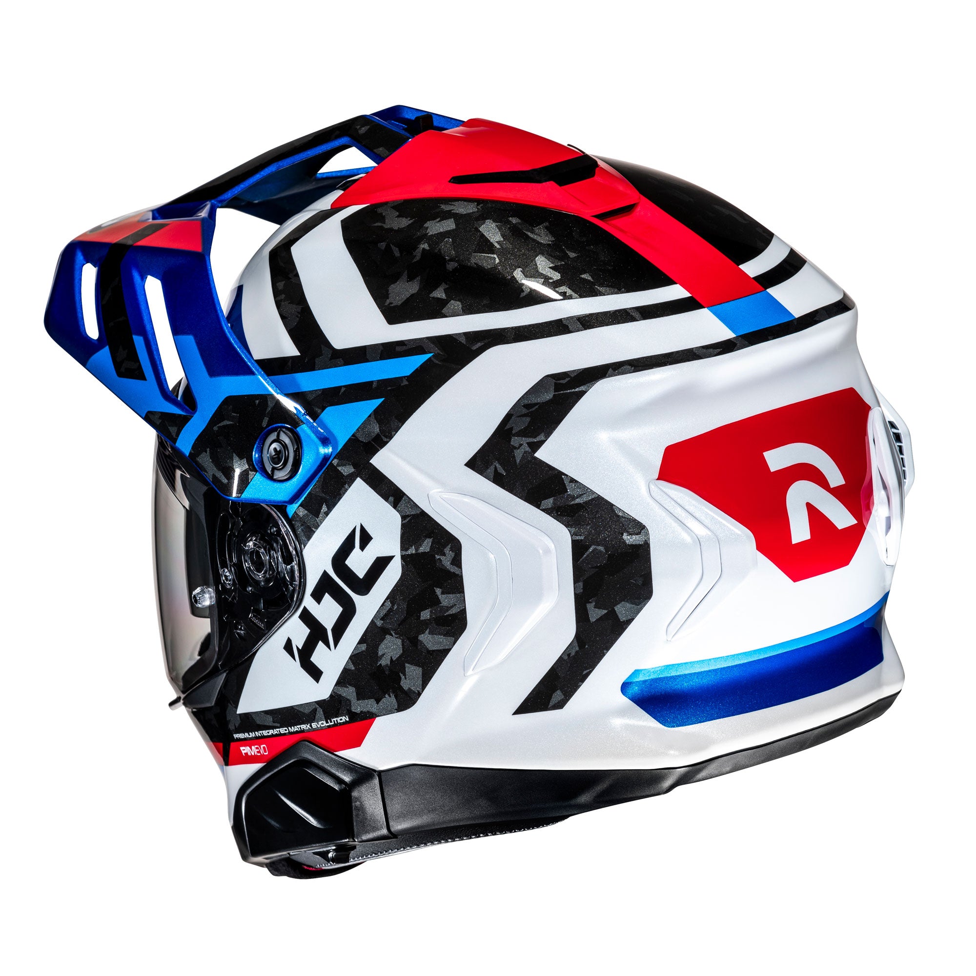 HJC RPHA 60 Dakar Adventure Helmet MC21 White / Red / Blue FREE 1 YEAR Returns, FREE UK Delivery | ThrottleChimp