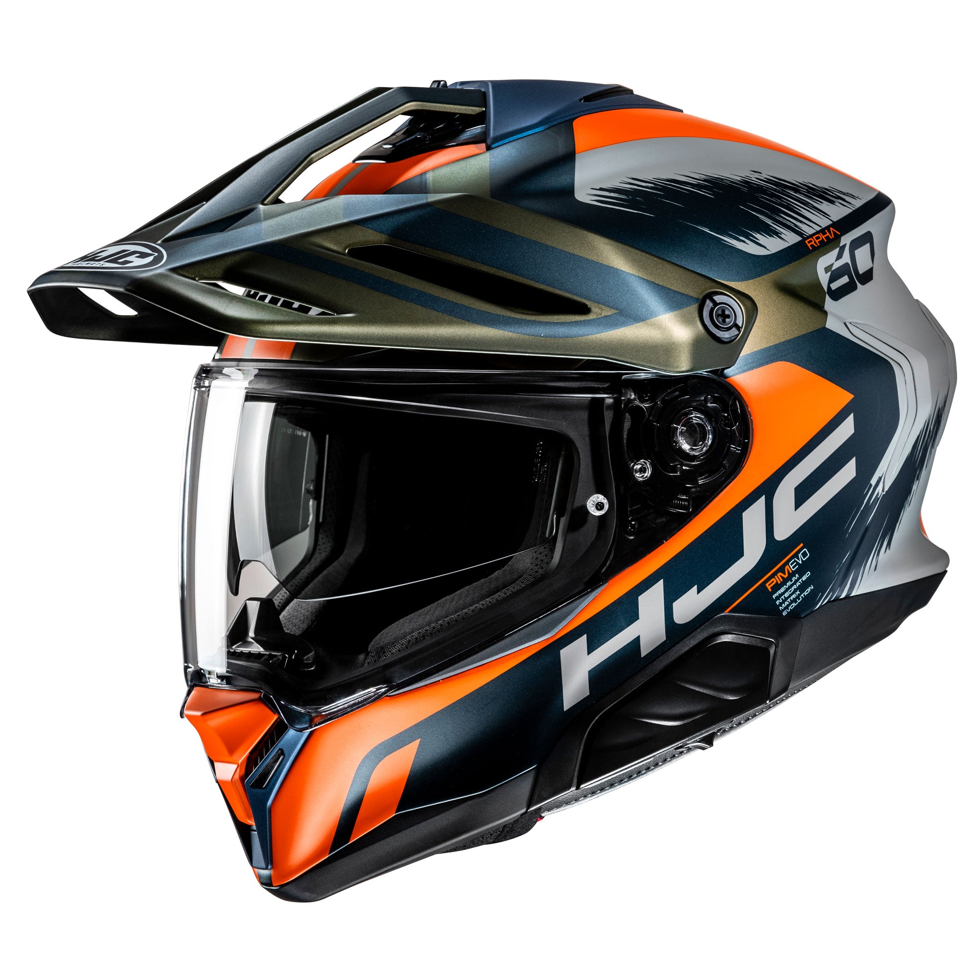 HJC RPHA 60 Quid Adventure Helmet MC47SF Orange / Black FREE 1 YEAR Returns, FREE UK Delivery | ThrottleChimp