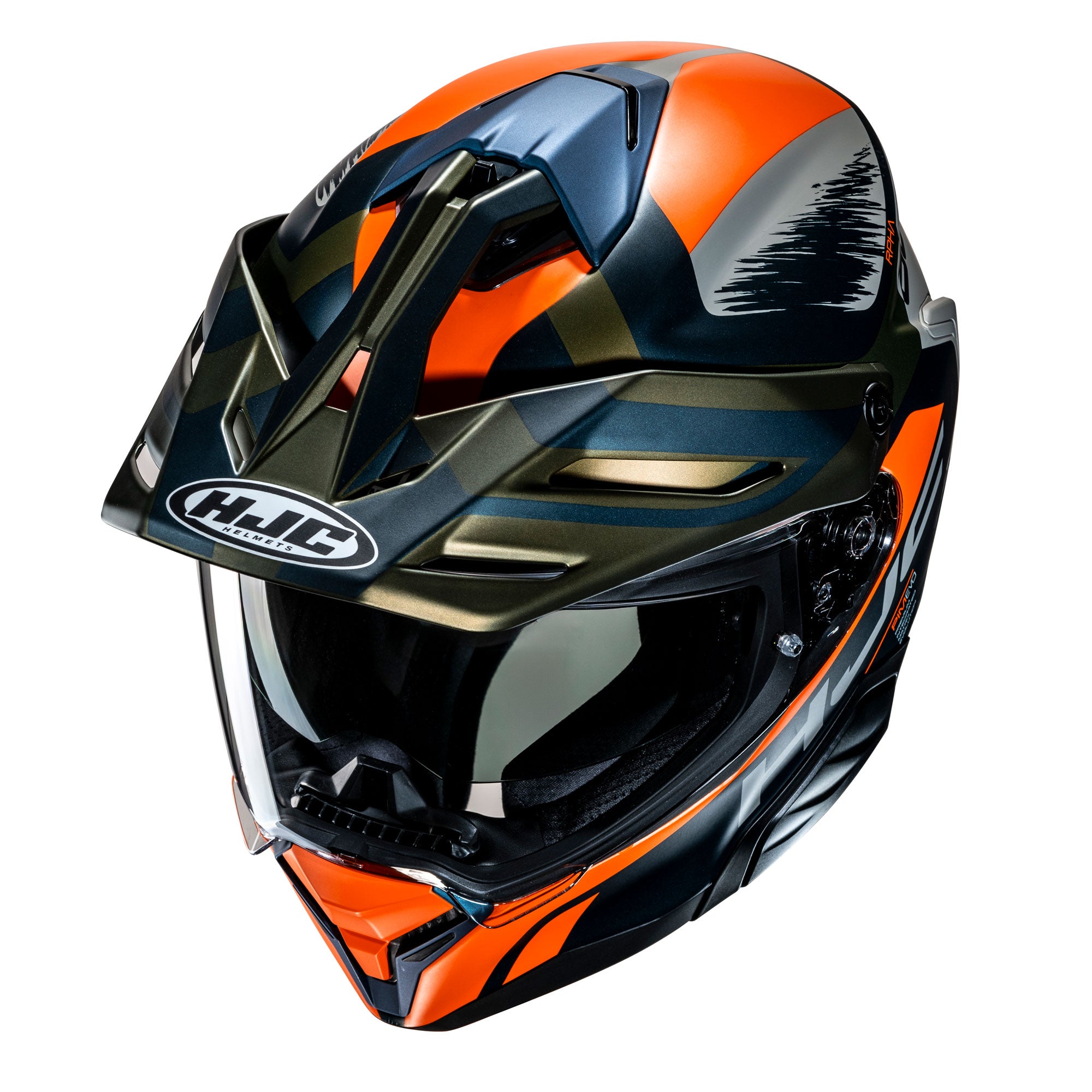 HJC RPHA 60 Quid Adventure Helmet MC47SF Orange / Black FREE 1 YEAR Returns, FREE UK Delivery | ThrottleChimp