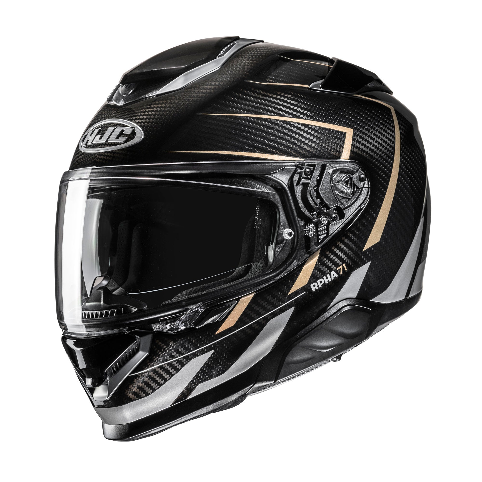 HJC RPHA 71 Carbon Cano Full Face Helmet MC9 Gold