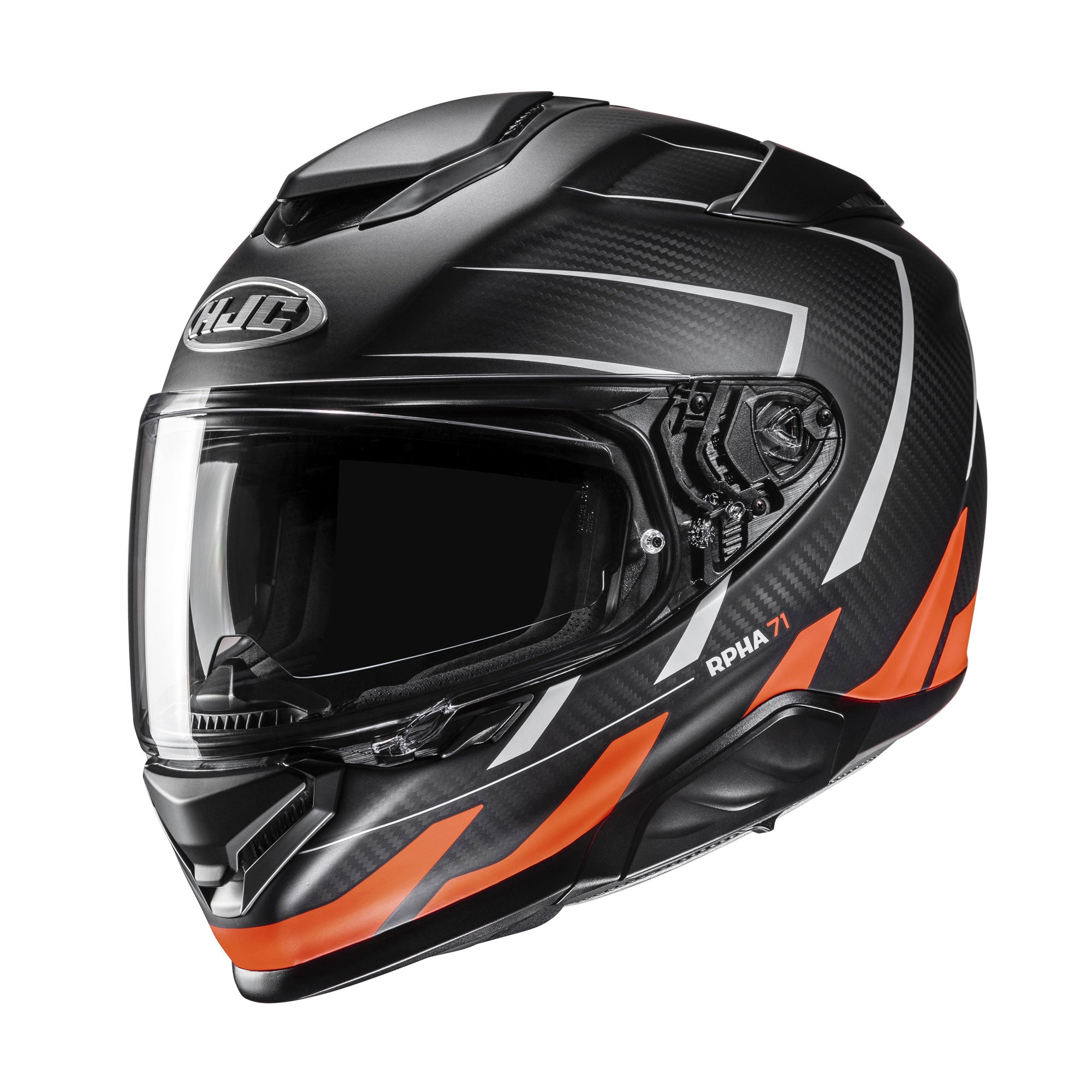 HJC RPHA 71 Carbon Cano Full Face Helmet MC6HSF Orange