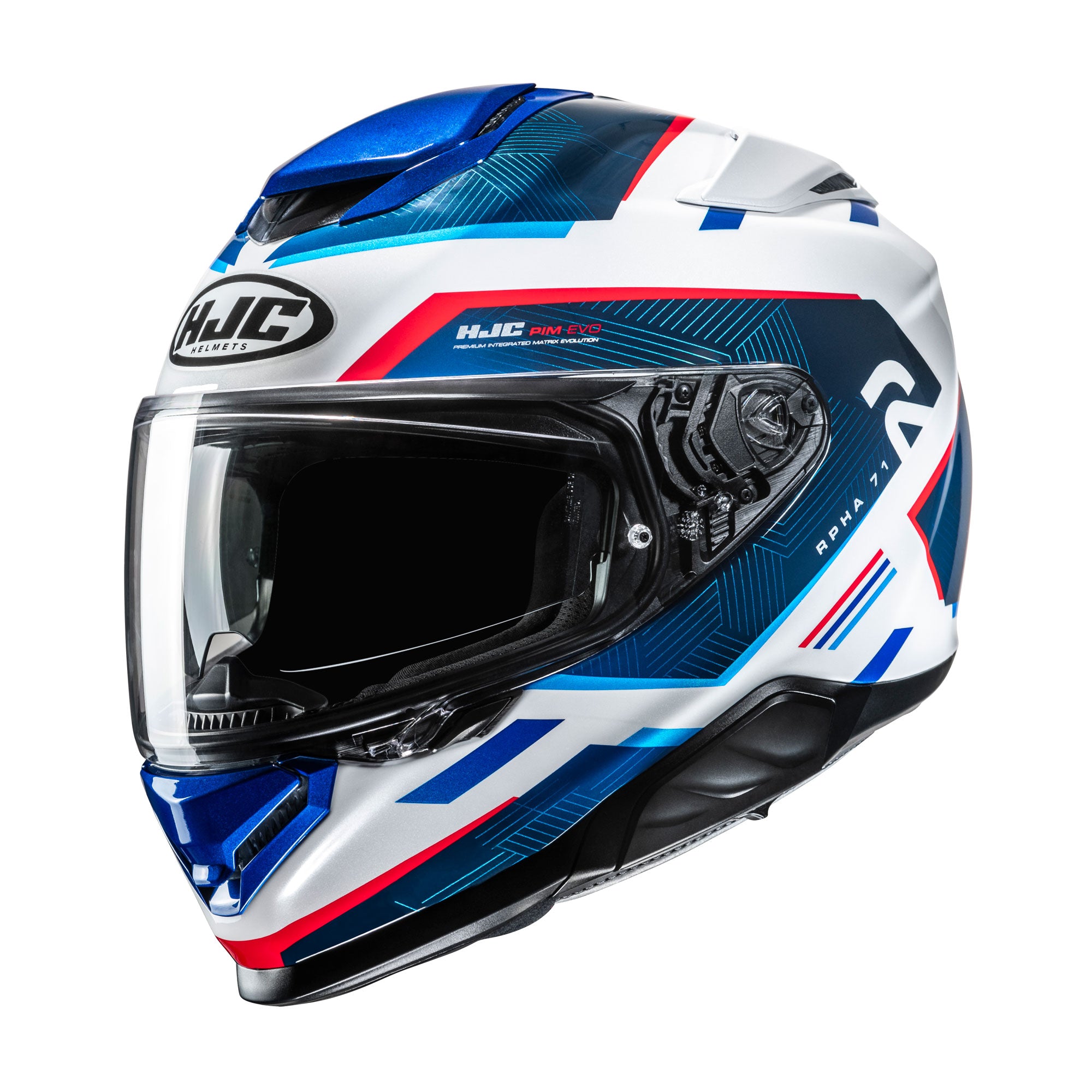 HJC RPHA 71 Ellon Full Face Helmet MC21 White / Red / Blue