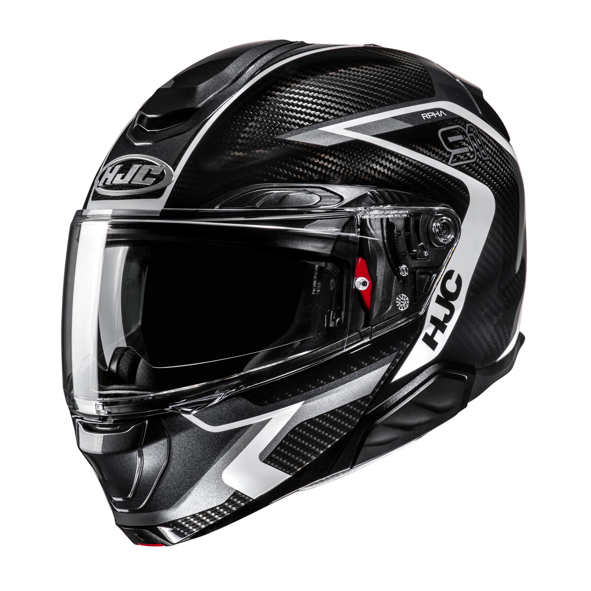 HJC RPHA 91 Carbon Lagos Flip-Up Helmet MC5 Black