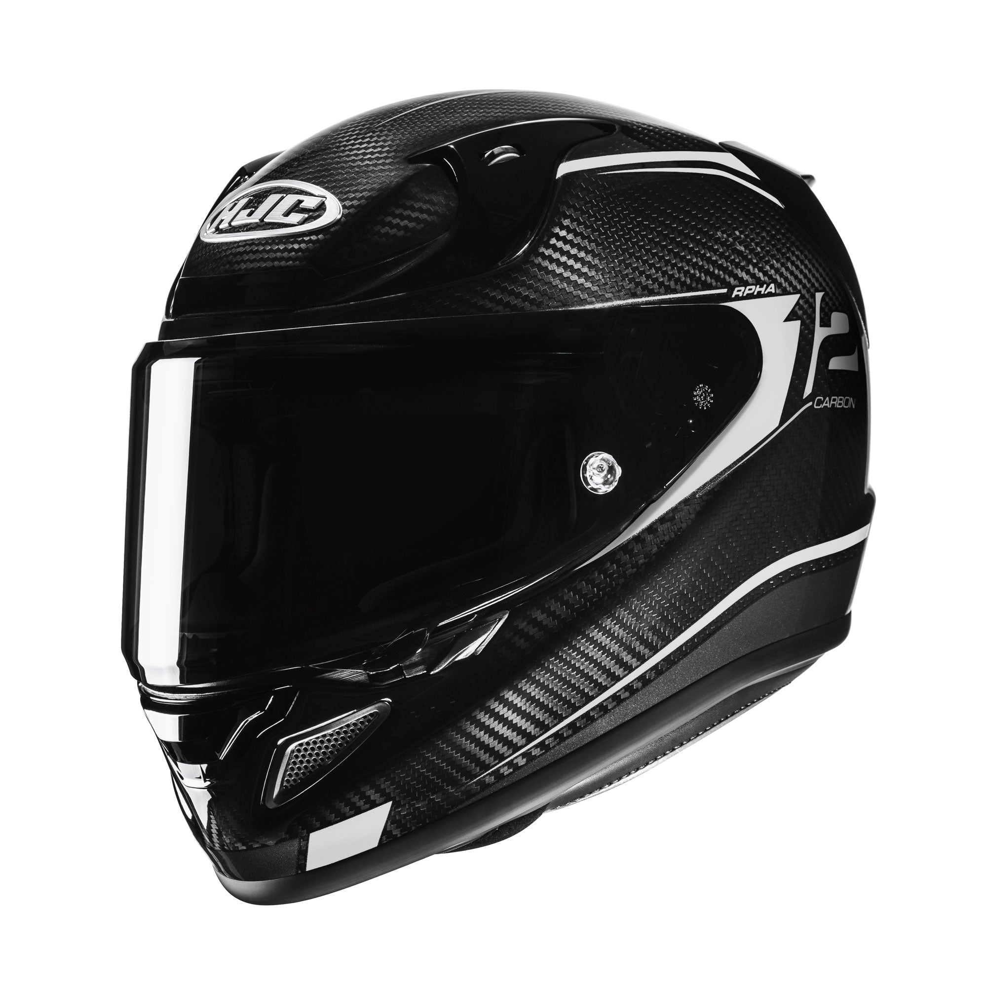 HJC RPHA 12 Carbon Keres Full Face Helmet MC5 Black FREE 1 YEAR Returns, FREE UK Delivery | ThrottleChimp