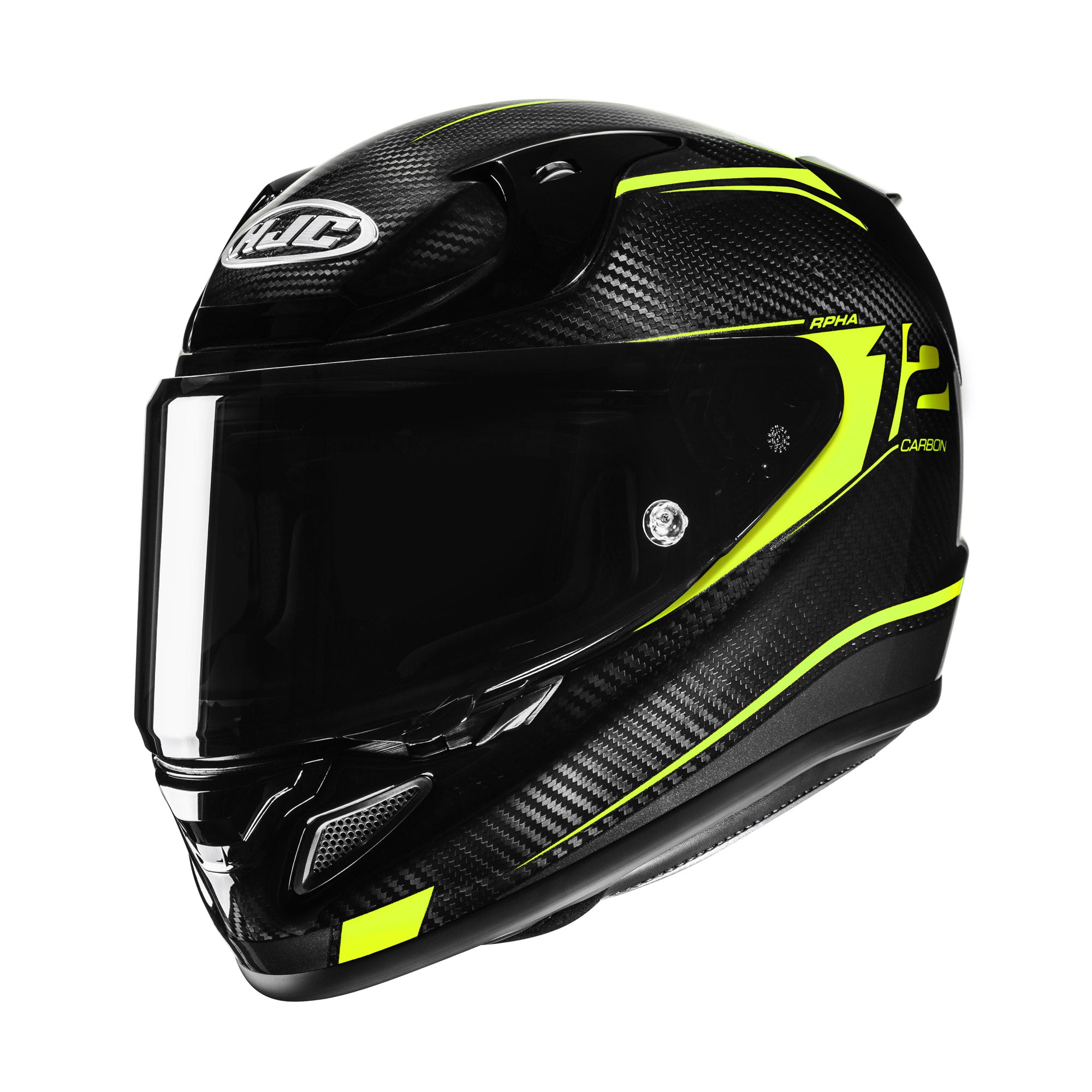 HJC RPHA 12 Carbon Keres Full Face Helmet MC3H Yellow