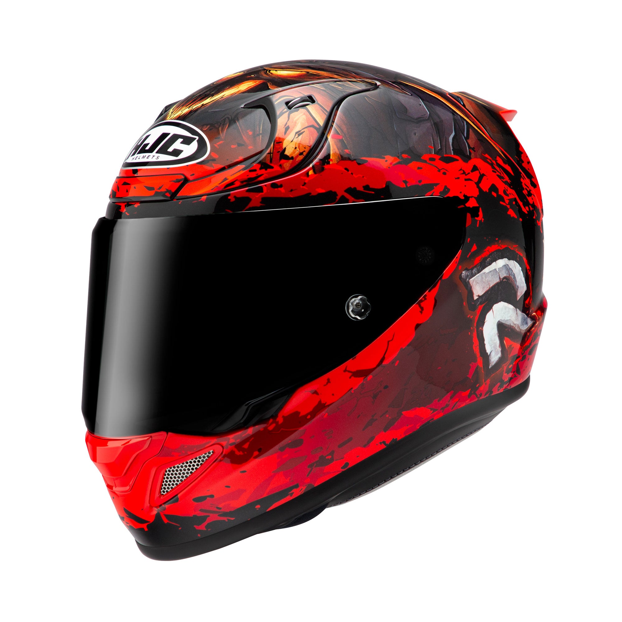 HJC RPHA 12 Diablo Blizzard Full Face Helmet MC1 Red