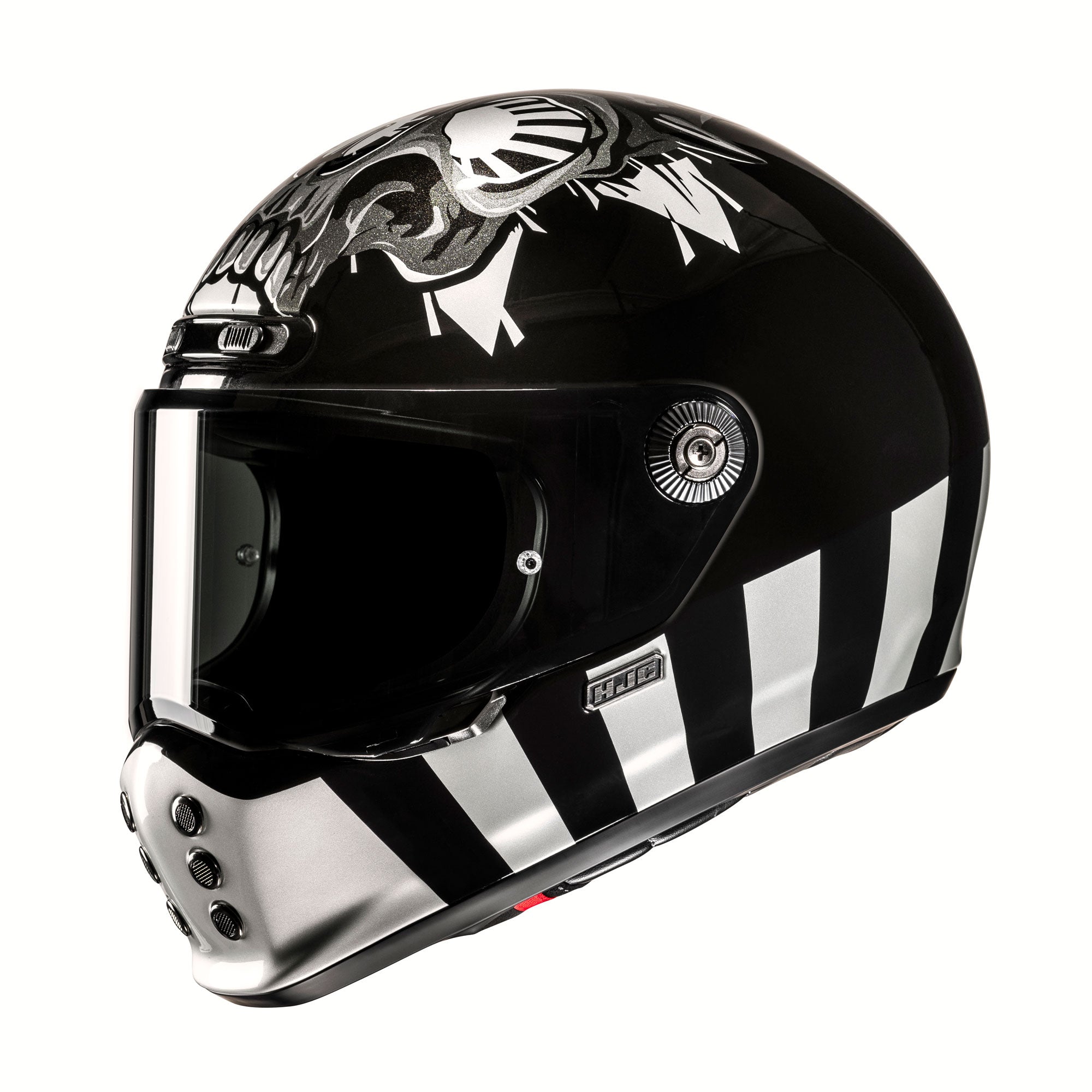 HJC V10 Crania Full Face Helmet MC5 Black FREE 1 YEAR Returns, FREE UK Delivery | ThrottleChimp